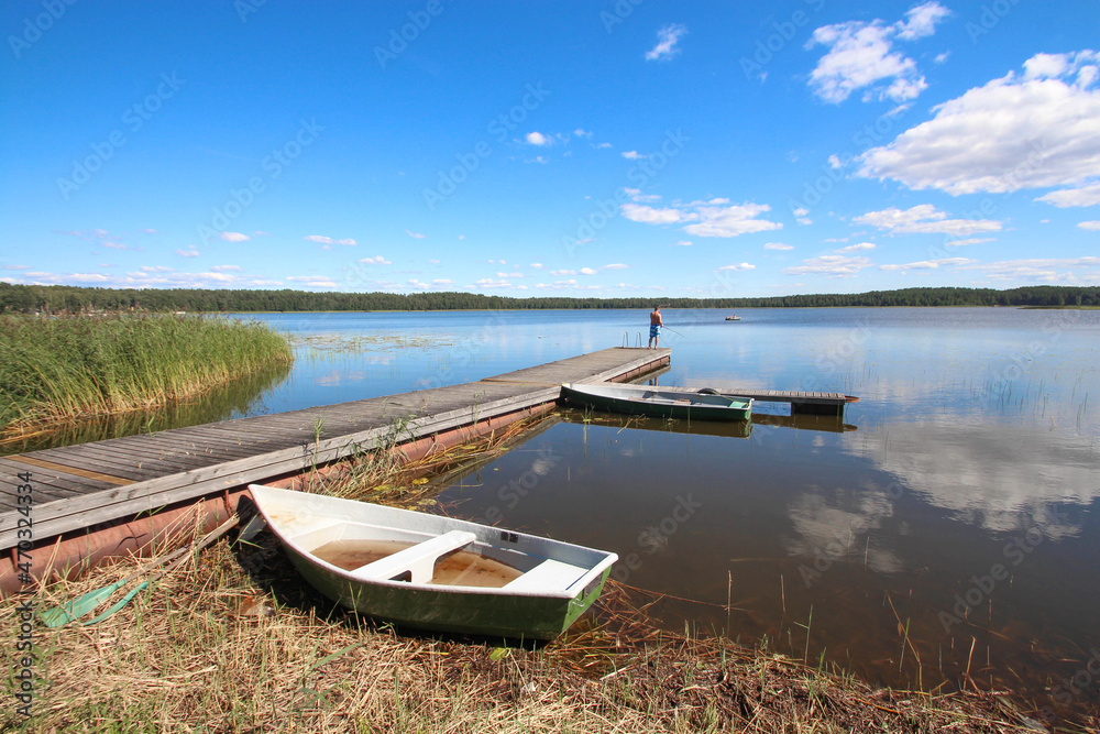 Lac Lilaste en Lettonie - Lilastes ezers	