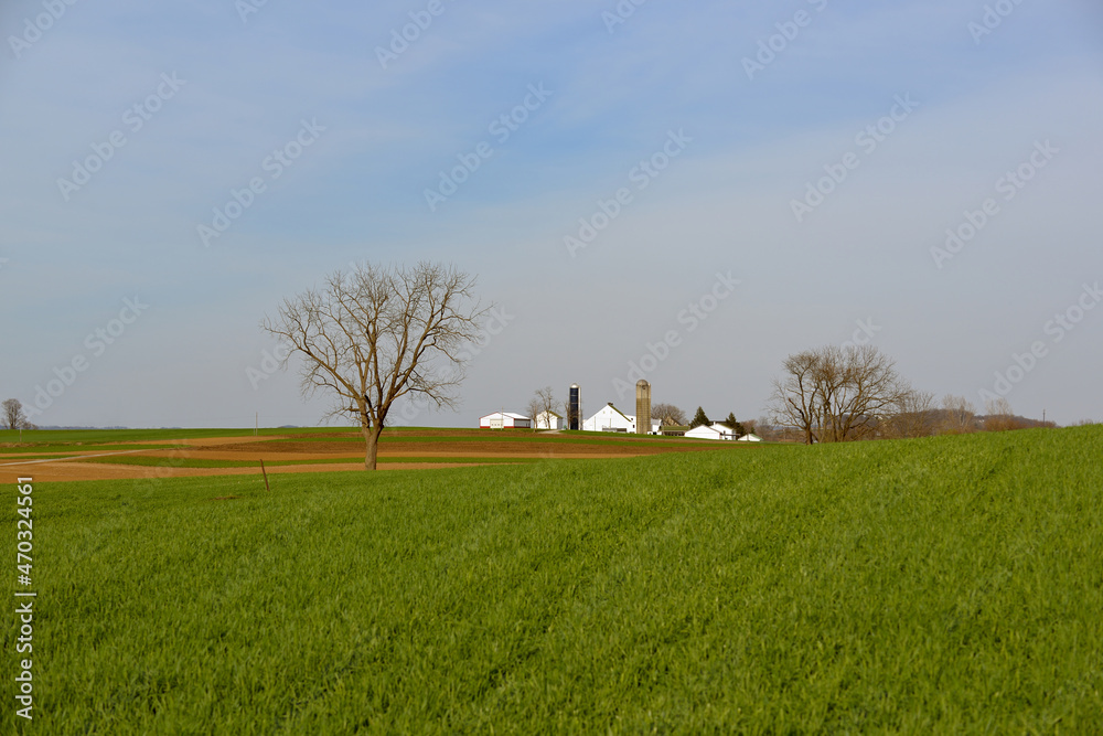 Amish Farm in Lancaster County Pennsylvania Amish Farm in Lancaster County Pennsylvania