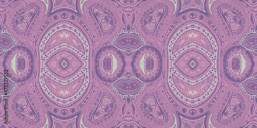 Carpet pattern ornament. Seamless turkish ethnic texture.