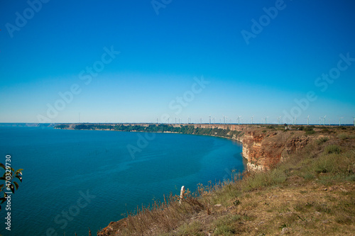 Fototapeta Naklejka Na Ścianę i Meble -  view from the sea from Kaliakra-Bulgaria