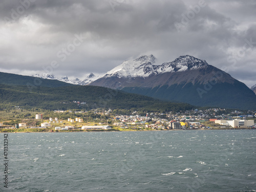 Ushuaia, Argentina as seen from the water