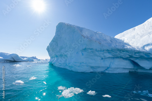 Ice bergs near Pleneau Island photo