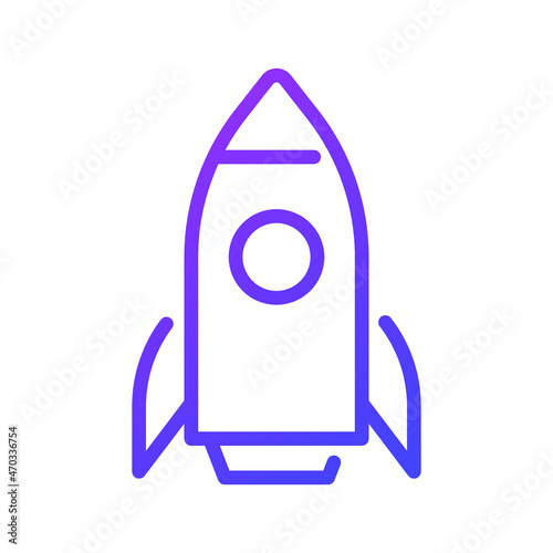 start up outline icon, business and finance icon.