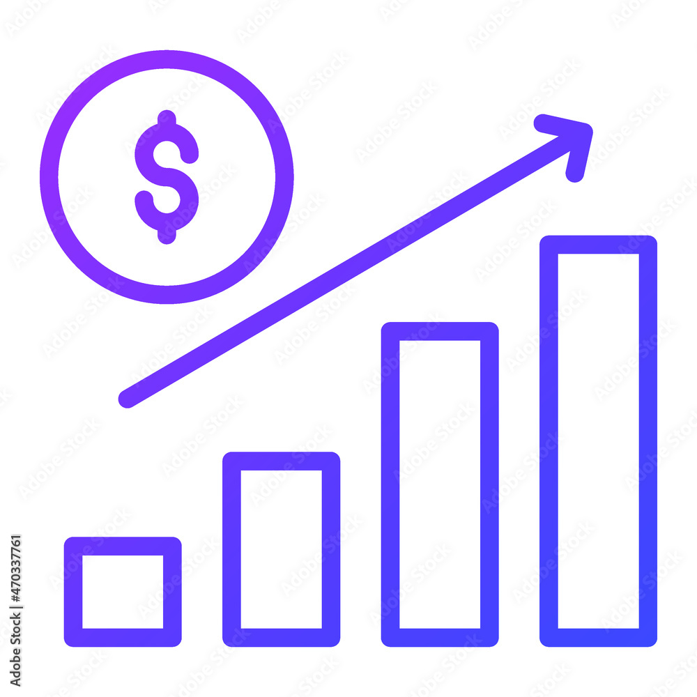 money investment outline icon, business and finance icon. money investment outline icon, business and finance icon.