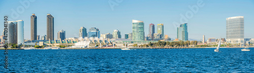 Cityscape of Coronado in San Diego, California with skyscraper buildings © Jason