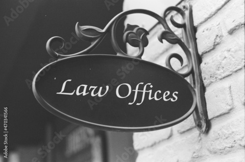 Vintage Law Office Sign