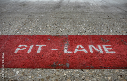 Pit lane 