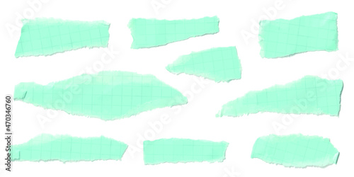 Vector illustration of torn pieces of paper. Graphics texture background for design.