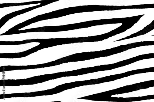 Full seamless wallpaper for zebra and tiger stripes animal skin pattern. Black and white design for textile fabric printing. Fashionable and home design fit.