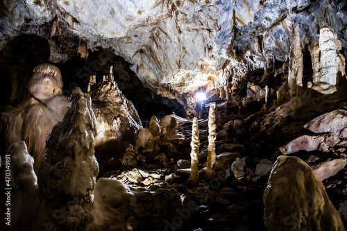 Bears cave from Chiscau, Bihor county, Romania.