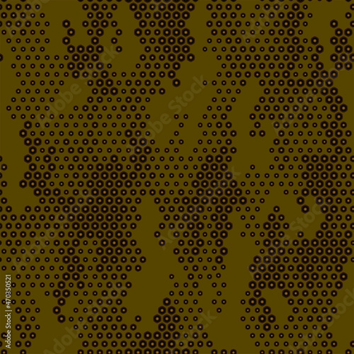 Full seamless modern halftone lines camouflage pattern for decor and textile. Camo design for textile fabric printing and wallpaper. Army model design for trend fashion.