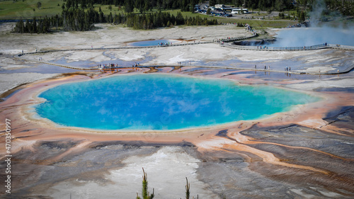 Geiyser in Yellowstone, Wyoming (USA)