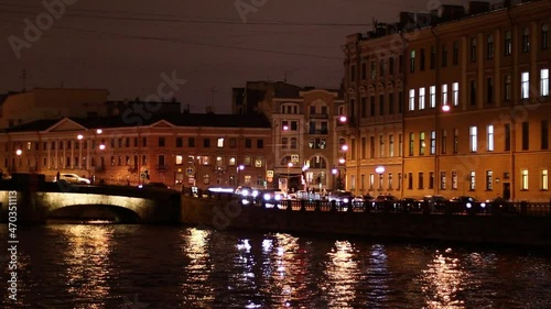 night view of the city