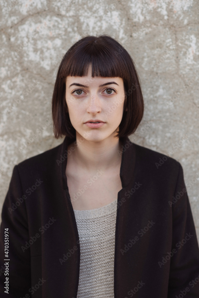 Outdoor portrait of a young girl, generation z Outdoor portrait of a young girl, generation z