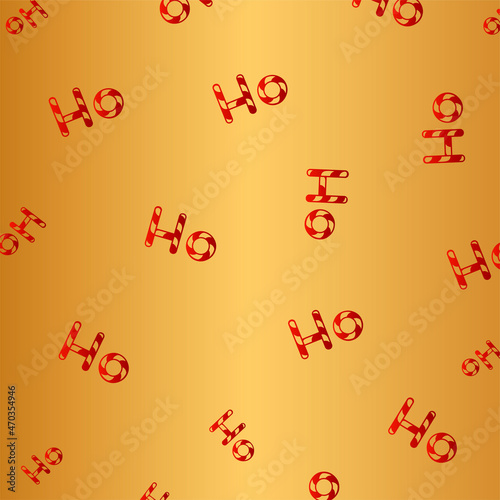 Christmas pattern. Ho ho ho