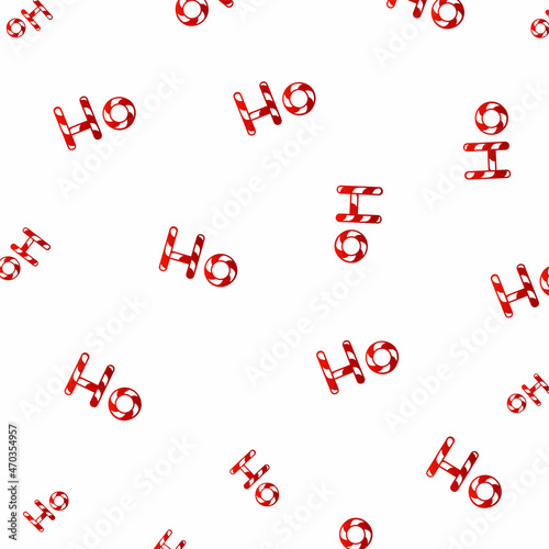 Christmas pattern. Ho ho ho