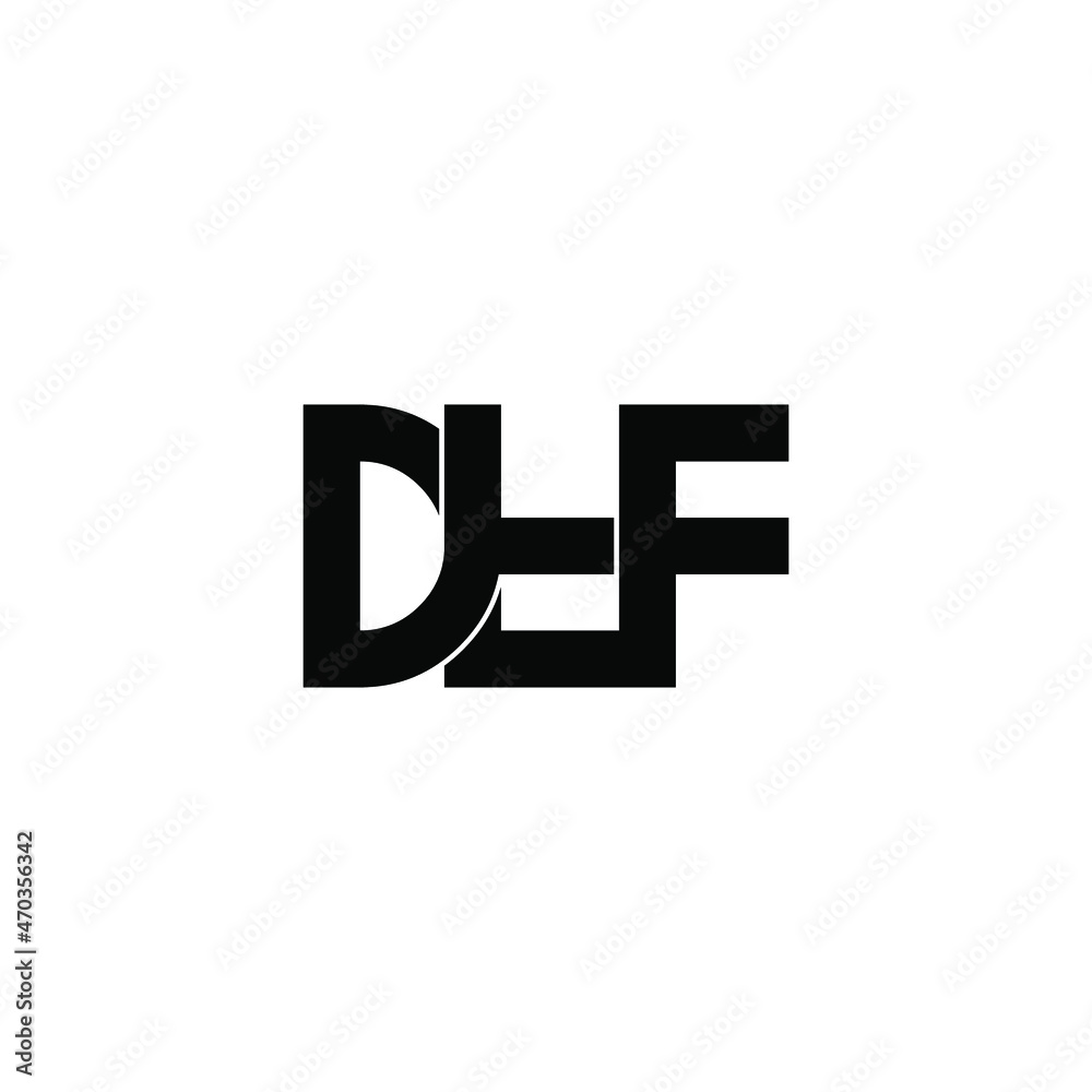 dtf initial letter monogram logo design dtf initial letter monogram logo design