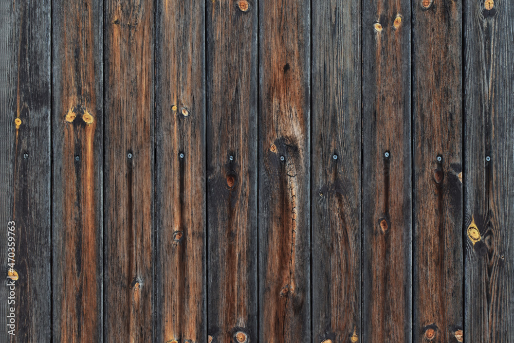 Naklejka premium Old wood texture. Word planks background. Old wood fence design.