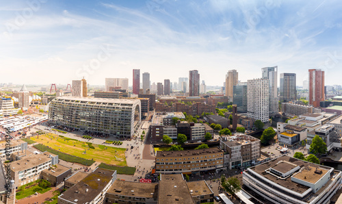 City center of Rotterdam, Netherlands photo