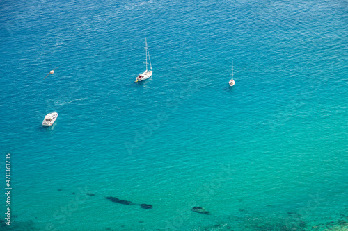 Pristine and calm Mediterranean sea water next to the shoreline, Sicily © Maurizio