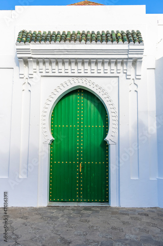 Arabic Oriental Styled Door In Asilah, Morocco © Grindstone Media Grp