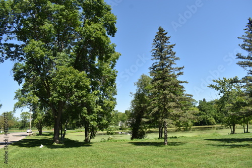 The Lovely Hemenway Park in New Richmond, Wisconsin
