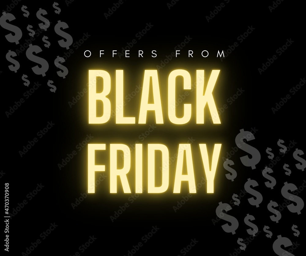 Black Friday background, Black Friday promotional banner Black Friday background, Black Friday promotional banner