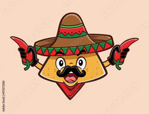nacho mascot character