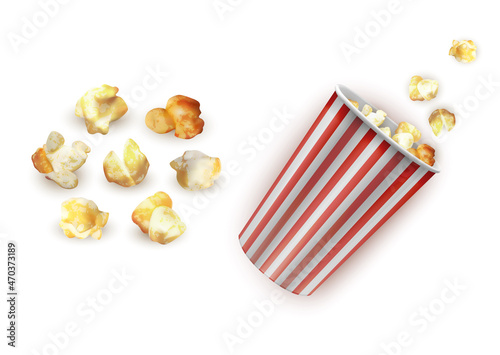 Movie concept, Realistic Cinema concept illustration, Vector format