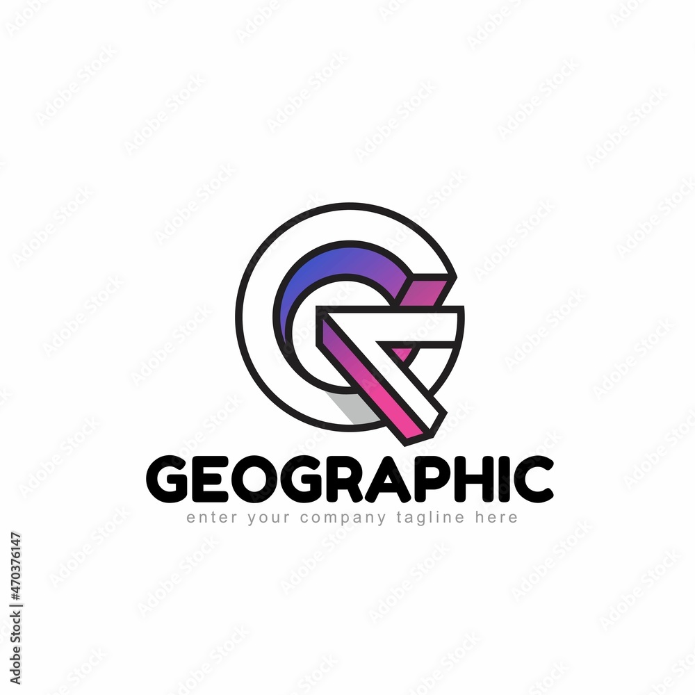 G letter 3D business logo design G letter 3D business logo design