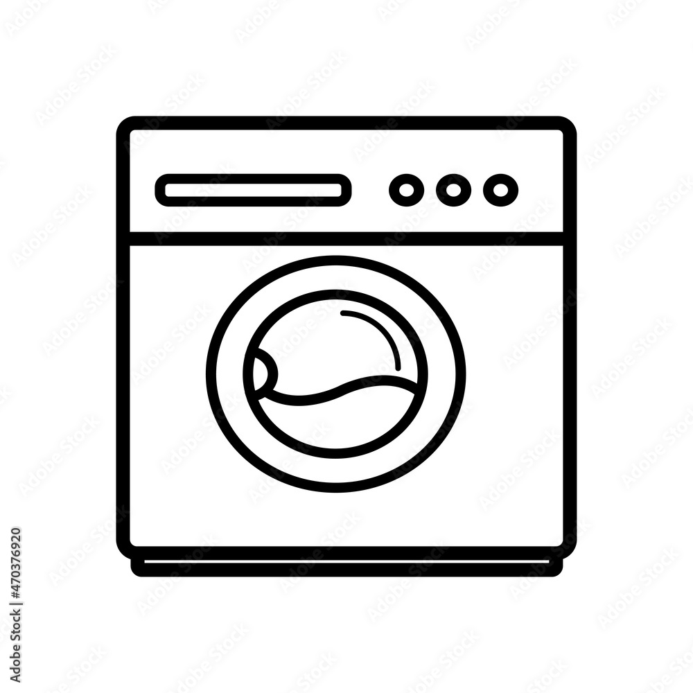 washing machine icon vector design template washing machine icon vector design template