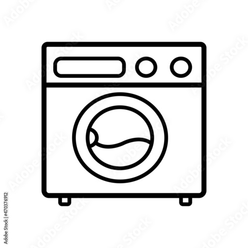 washing machine icon vector design template