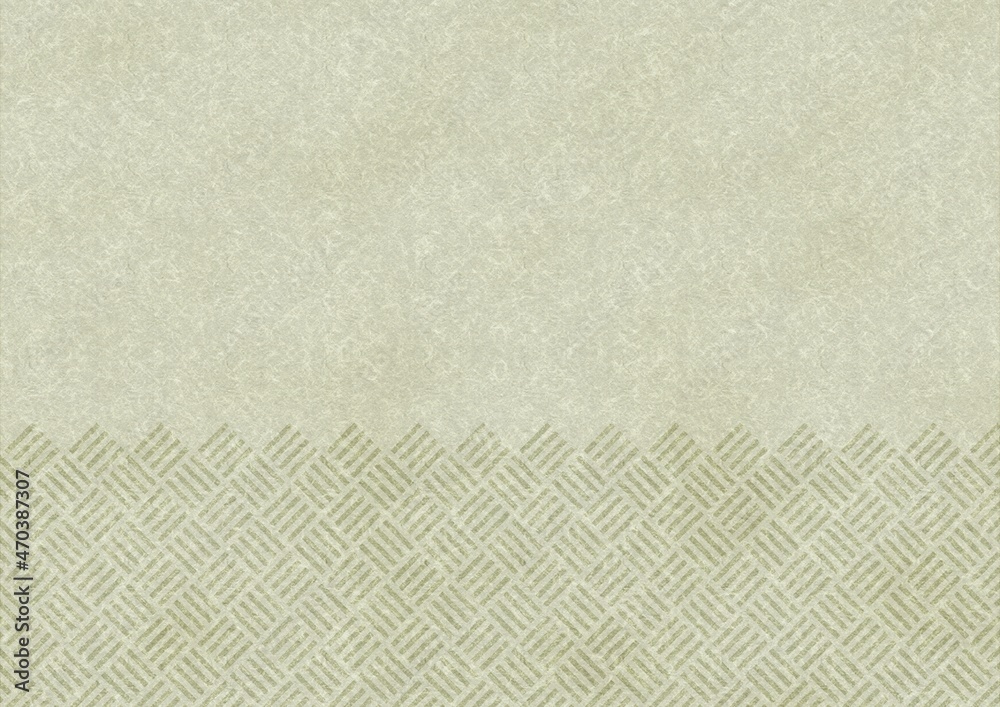 Fototapeta premium 算木崩し模様の描かれた灰色の和紙背景