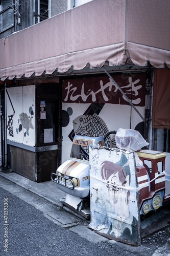 レトロな鯛焼き屋さん