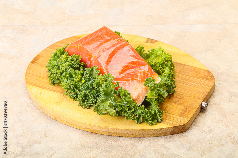 Salmon fillet slice for cooking Salmon fillet slice for cooking