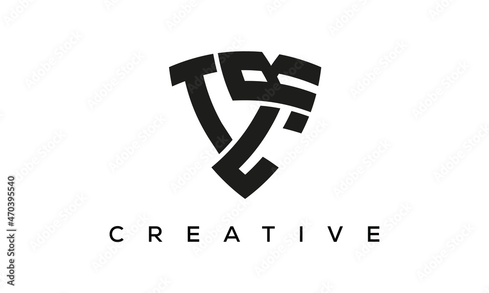TLR letters logo, security Shield logo vector TLR letters logo, security Shield logo vector