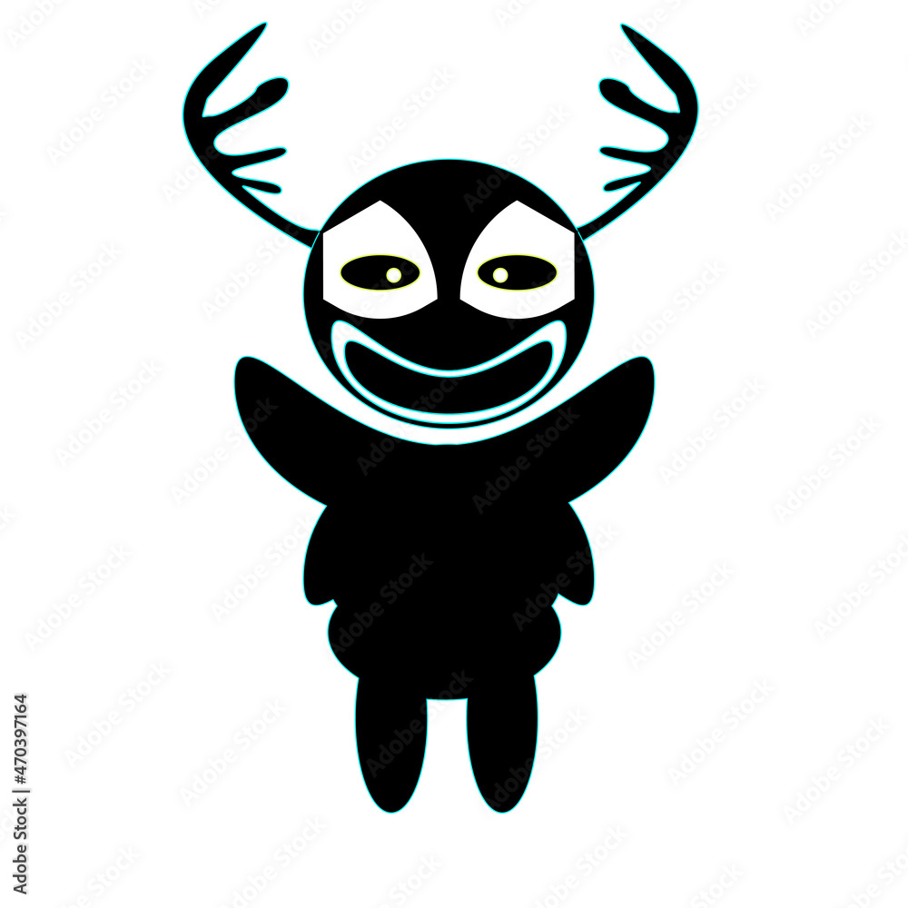 illustration of cartoon character  and  design vector concept web