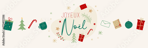 Joyeux Noël - Bannière - lllustrations