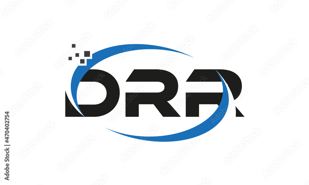 dots or points letter DRR technology logo designs concept vector Template Element dots or points letter DRR technology logo designs concept vector Template Element