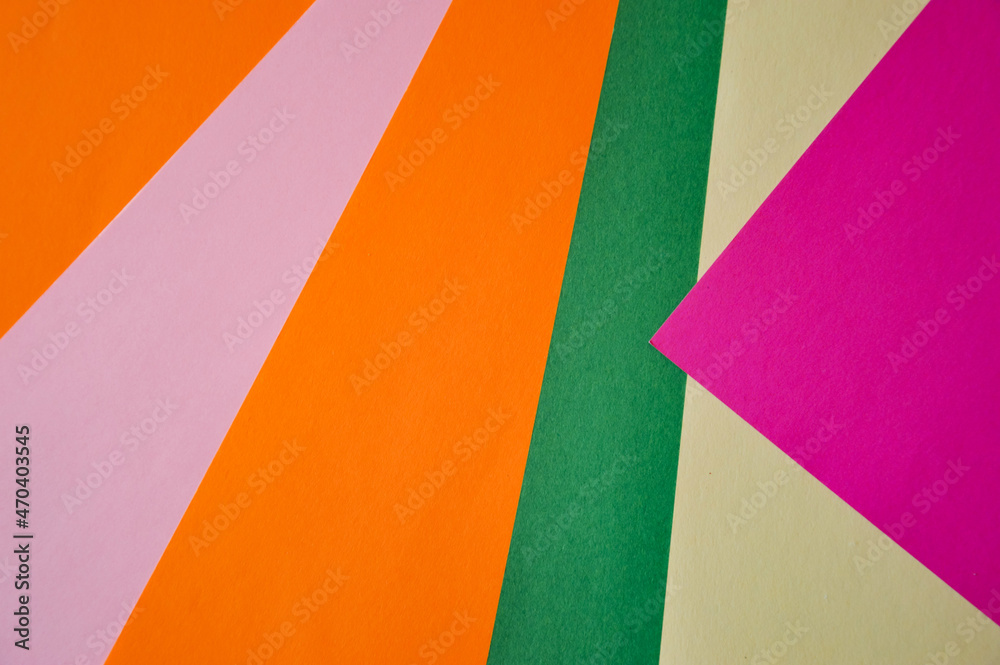 sheets of paper, geometry, abstraction. background for the design. multi-colored design, bright colors, orange. sheets of paper, geometry, abstraction. background for the design. multi-colored design, bright colors, orange.
