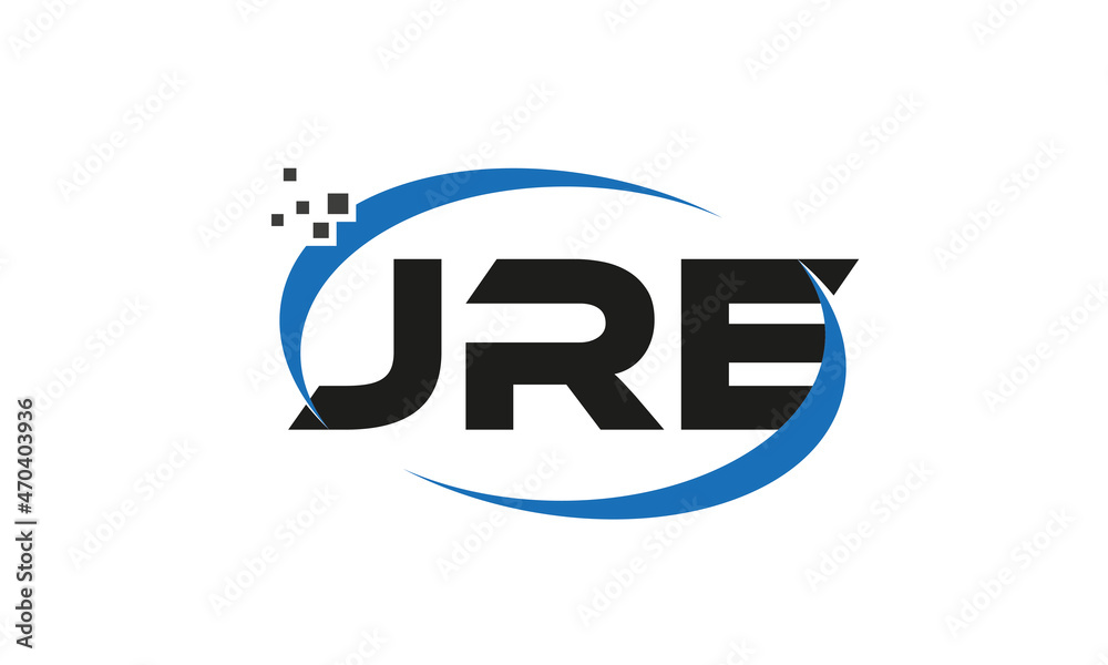 dots or points letter JRE technology logo designs concept vector Template Element dots or points letter JRE technology logo designs concept vector Template Element