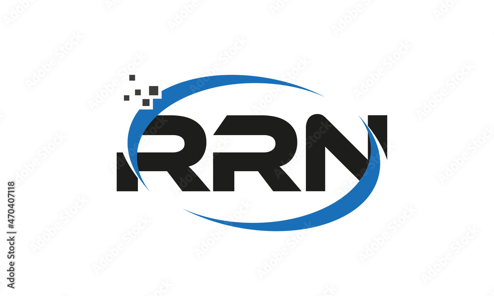 dots or points letter RRN technology logo designs concept vector Template Element dots or points letter RRN technology logo designs concept vector Template Element