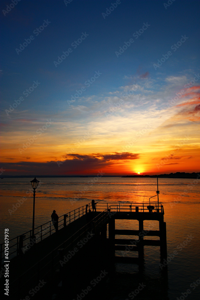 Sunset at Victoria Pier