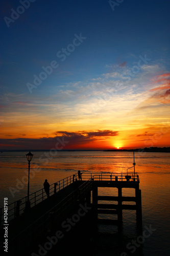 Fototapeta Naklejka Na Ścianę i Meble -  Sunset at Victoria Pier