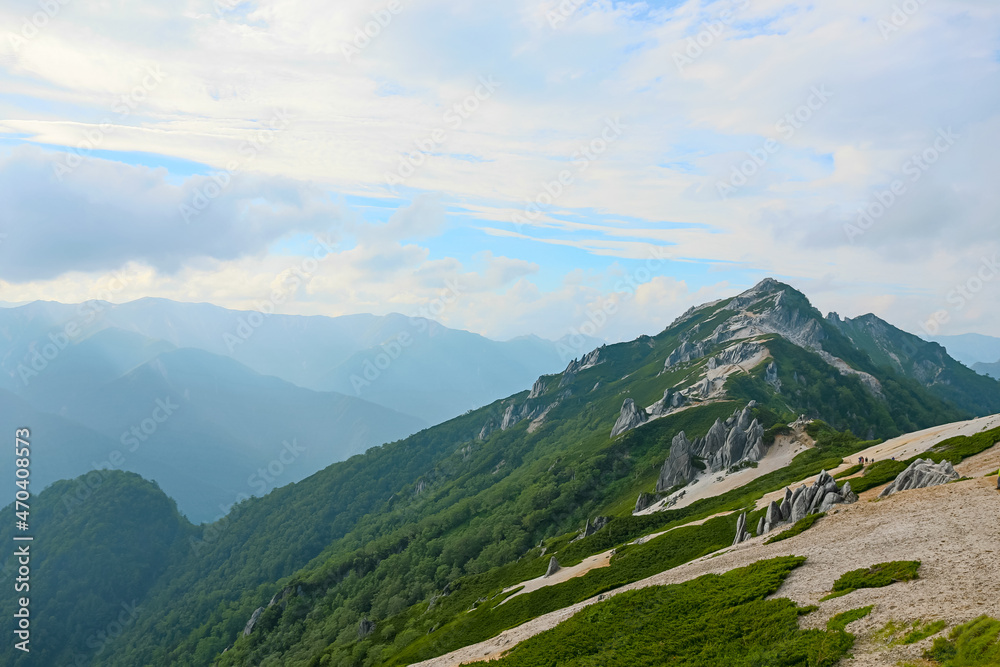 Fototapeta premium 北アルプス 燕岳