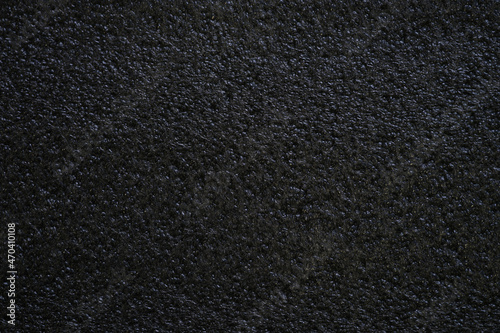 Black background, porous seamless texture pattern
