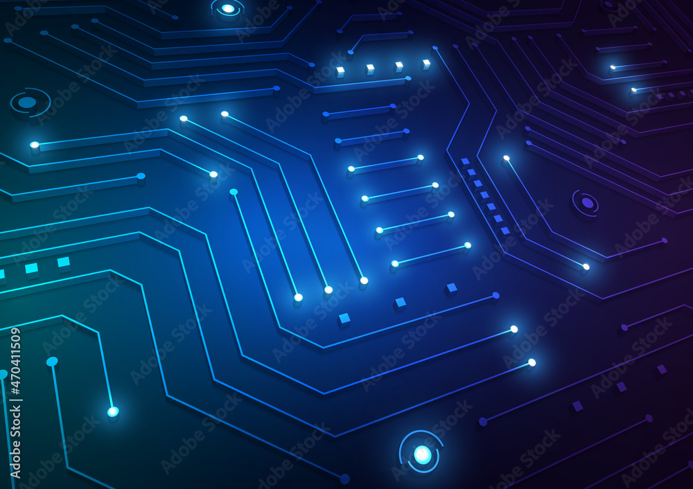 Circuit technology background with hi-tech digital Circuit technology background with hi-tech digital