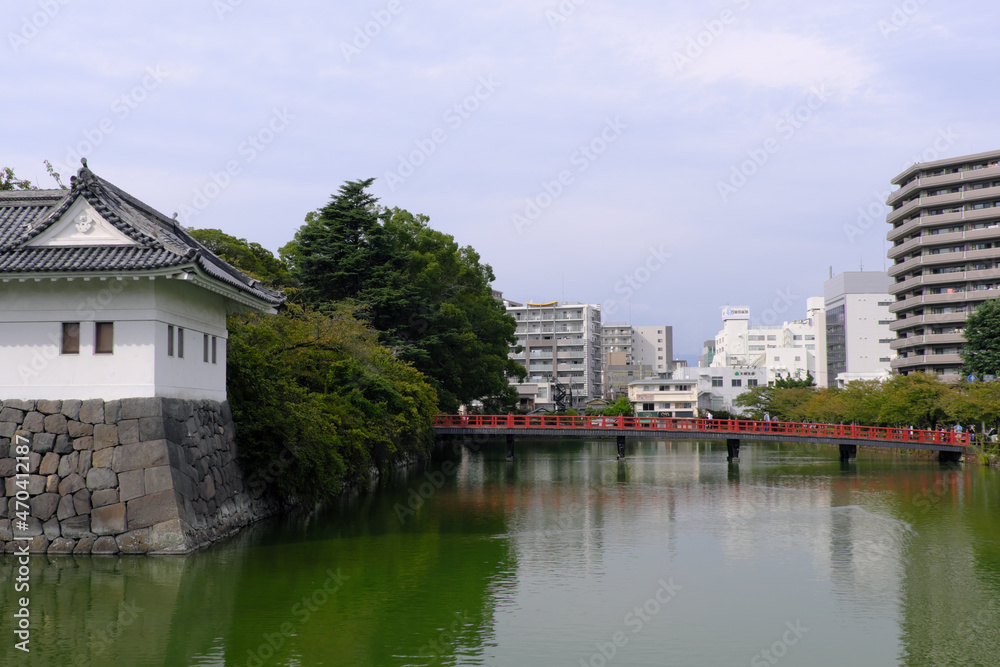 小田原城学橋と隅櫓