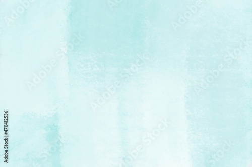 abstract light blue background with acrylic paint strokes on canvas with space for text, light turquoise, emerald tender wallpaper with watercolor, paint dynamic layers in hd, minimalistic artwork © NIKACOLDBLUE