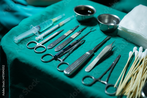 medical clinic operating room, cosmetic therapy health care treatment surgery clinic
